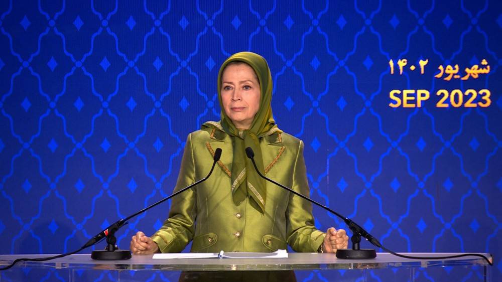 Maryam Rajavi, die gewählte Präsidentin des Nationalen Widerstandsrat Iran (NWRI)