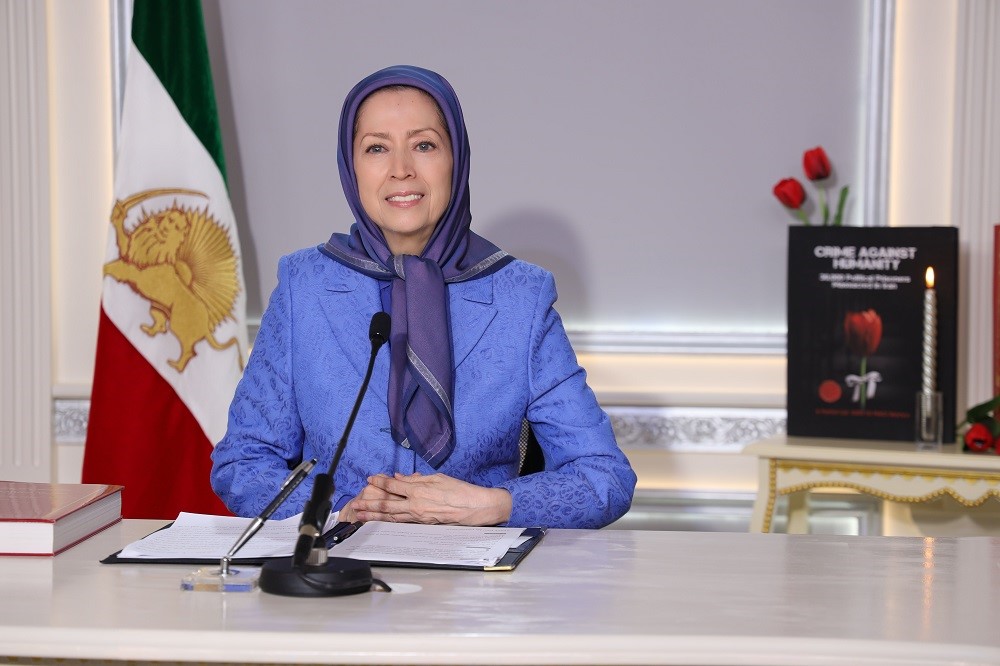 Maryam Maryam Rajavi, die Präsidentin des Nationalen Widerstandsrats Iran